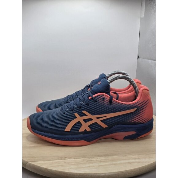 Asics Womens Solution Speed FF 1042A002 Blue Running Shoes Sneakers Size 9 - Picture 1 of 9